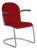 413-R Chair in Red Manchester by Willem Hendrik Gispen for Gispen, 1950s For Sale