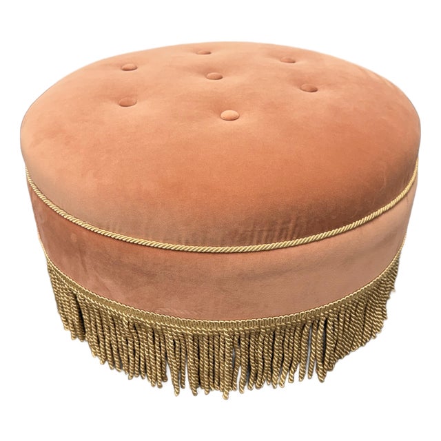 Jennifer Taylor Home Yolanda Velvet Ottoman For Sale