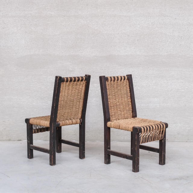 Art Deco French Dining Chairs attributed to Francis Jourdain, 1930s, Set of 6 For Sale - Image 10 of 16