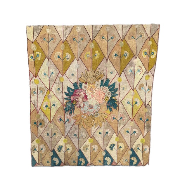 This exceptional 17th-century Italian Florentine tapestry presents a highly decorative combination of geometric structure...