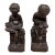 Antique 1920s Art Deco Pompeian Bronze Co. "The Scholar" Bookends – Pair, Model No. 141 For Sale