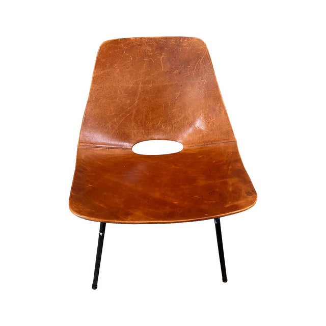 Pierre Guariche Mid 20th Century The Tonneau Chair by Pierre Guariche For Sale - Image 4 of 4