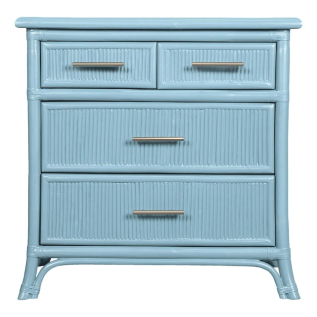 Aruba Four-Drawer Chest - Pool Blue For Sale