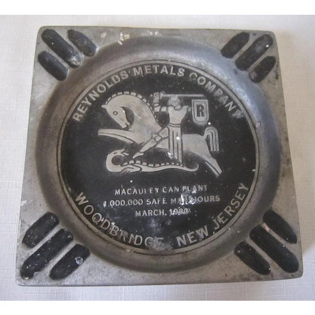Vintage Reynolds Aluminum Ashtray For Sale - Image 6 of 6