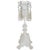 White Vintage Crystal Candlestick from Val Saint Lambert, 1920s For Sale - Image 8 of 8