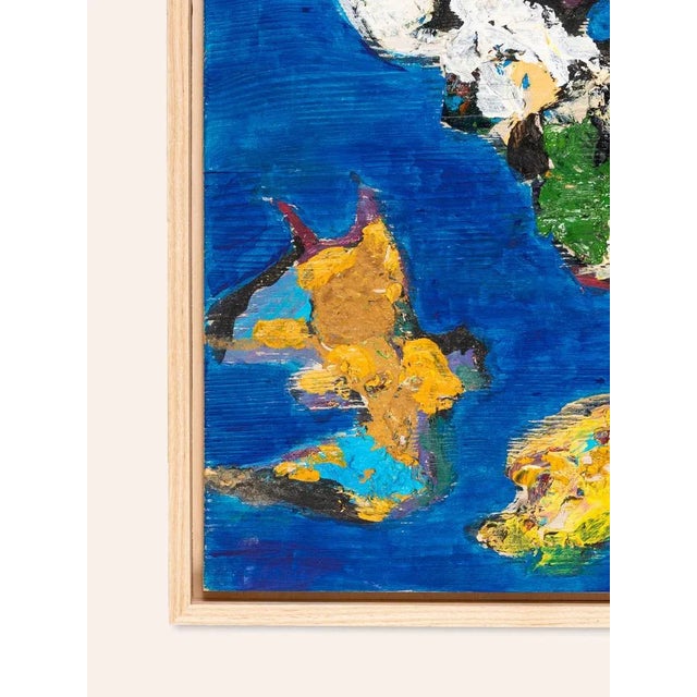 Flying Objects, Oil on Panel, Framed For Sale - Image 7 of 10