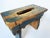 1910s Antique Blue Primitive Milking Stool Early 20th Century For Sale - Image 5 of 7