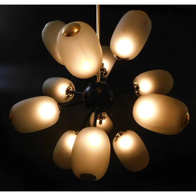 2020s 21st Century Large Murano Smoky Glass Sputnik Chandelier by Fabio LTD For Sale - Image 5 of 6