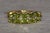 Contemporary The Clayton: Stackable Peridot and Diamond Band in Yellow Gold For Sale - Image 3 of 10