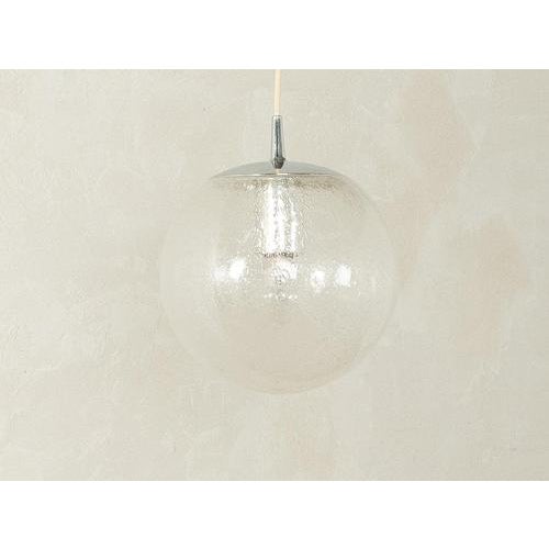 Glass Globe Ceiling Lamp from Peill & Putzler, 1950s For Sale - Image 4 of 7