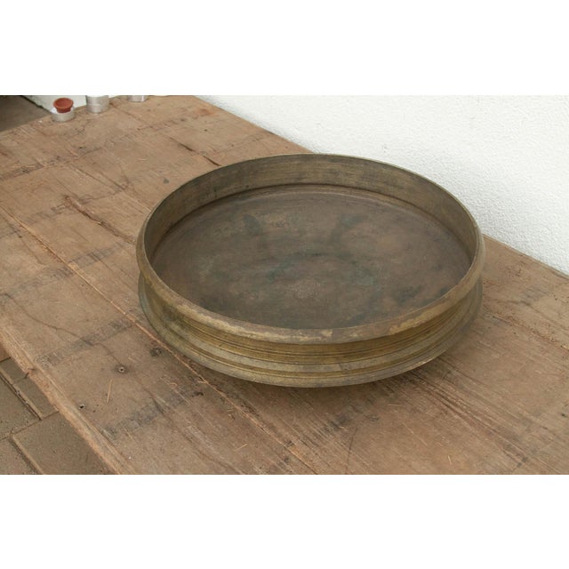 Tribal Rare Patinated Bronze Urli From Southern India For Sale - Image 3 of 8