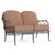Brown Jordan Calcutta Loveseat, Mica frame with Fusion Clay fabric For Sale - Image 12 of 12