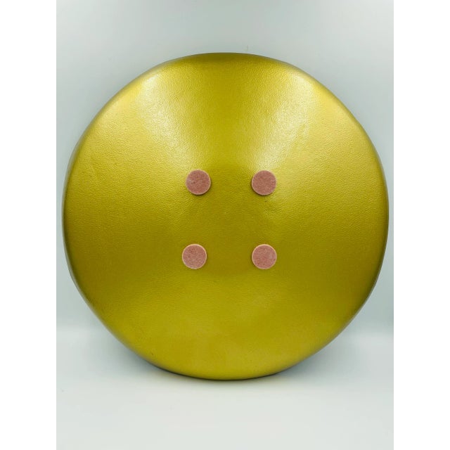 Mid 20th Century Signed Royal Brown and Gold Platter Chairish