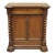 Antique Renaissance Revival Oak Wood Spiral Barley Twist Jelly Liquor Cabinet For Sale