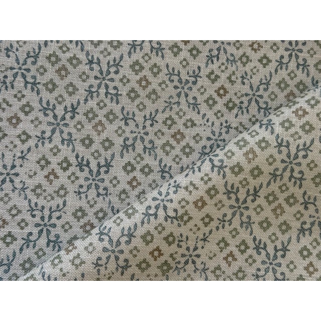 G P & J Baker bp11001.4.0 Grantly Aqua Fabric 3 5/8 Yards For Sale In Raleigh - Image 6 of 6