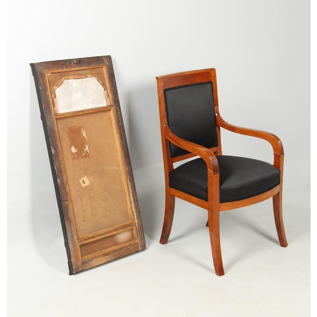 Antique Biedermeier Wall Mirror, 1830s For Sale - Image 9 of 16