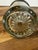 Late 20th Century Mid Century Modern German Deckel Rein-Zinn Pewter Lid Lion Crest Crystal Stein Lid For Sale - Image 11 of 12