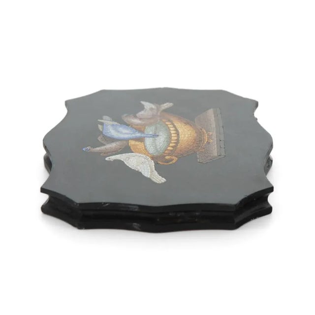 Antique Italian Micro Mosaic Grand Tour Paperweight For Sale - Image 7 of 12