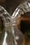 Antique Hand-Blown Glass Ampolla Gemina in Footed Clear Glass For Sale - Image 3 of 9