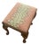 Queen Anne Style Mahogany Footstool For Sale