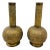 Vintage Brass Vases - a Pair For Sale