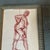 1950’s original abstract nude figure sepia drawing. Measures 8x10 / 9.5x11.5 framed. Check out my shop Robins Egg Gallery...