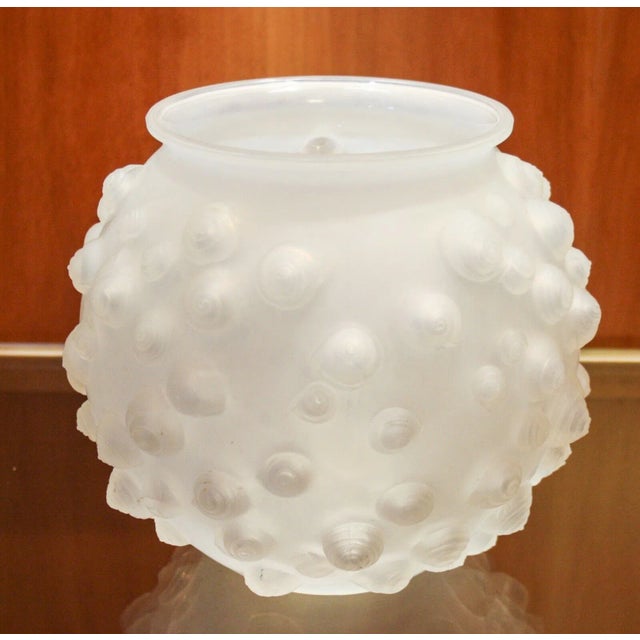 Palissy Vase in White Glass by René Lalique for Lalique, France, 1926 For Sale - Image 10 of 10