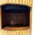 1950s Restored Paul Frankl Style Stacked Rattan Planter Stand W/ Cubby For Sale In Los Angeles - Image 6 of 8