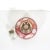 Early 20th Century Vintage Bohemian Cut Cranberry and Gold Glass Bottle With Stopper For Sale - Image 5 of 10