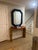 Wood Villa & House - Romano Hollywood Regency Sapphire Blue Beveled Wall Mirror For Sale - Image 7 of 9