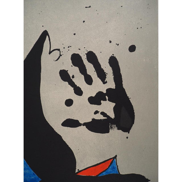 Joan Miro, Woman with Bird, Original Lithograph For Sale - Image 4 of 6