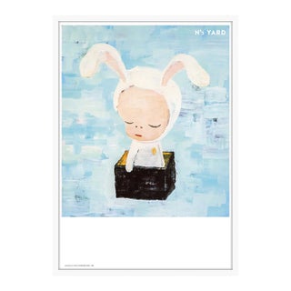 Yoshitomo Nara, Little Bunny in the Box, 2023 - White Frame For Sale