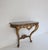 Stone Louis XV Style Carved Giltwood Console Table with Marble Top, 19th Century For Sale - Image 7 of 18