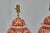 Wood Pair of Red and White Porcelain Dragon Temple Jar Table Lamps For Sale - Image 7 of 12