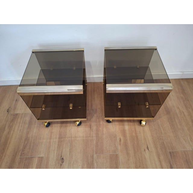 Italian Coffee Tables, 1970s, Set of 2 For Sale - Image 11 of 18