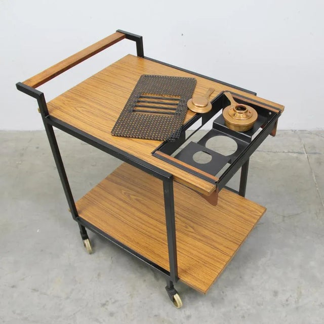 Spanish Serving Trolley, 1960s For Sale - Image 4 of 9