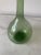 Green 1950s Tall Arthur Percy for Gullaskruf Sweden Smokey Green Glass Vase For Sale - Image 8 of 9