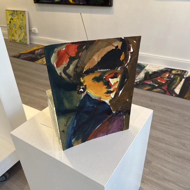 Phil Saxon Ink Drawing on Paper For Sale In West Palm - Image 6 of 9