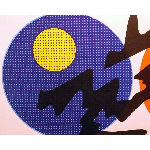 Robert Shigeo "Calligraphic Composition" Hand Signed Lithograph For Sale - Image 4 of 7