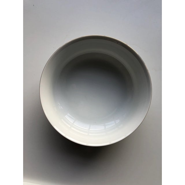 Shabby Chic 1960s Johann Haviland Sweet Heart Rose Serving Bowl For Sale - Image 3 of 6