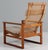 Oak 2254 Sled Lounge Chair in Cane attributed to Børge Mogensen for Fredericia, 1956, Denmark For Sale - Image 3 of 9