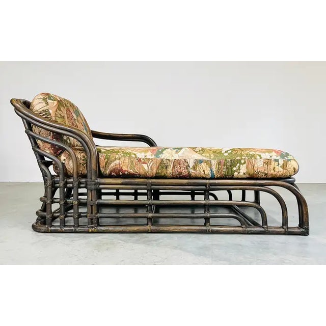 Bohemian Ficks Reed Style Sculptural Bamboo Chaise Lounge Chair Circa ...