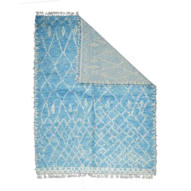 Moroccan Moroccan Rug 5'6'' X 7'10'' For Sale - Image 3 of 10