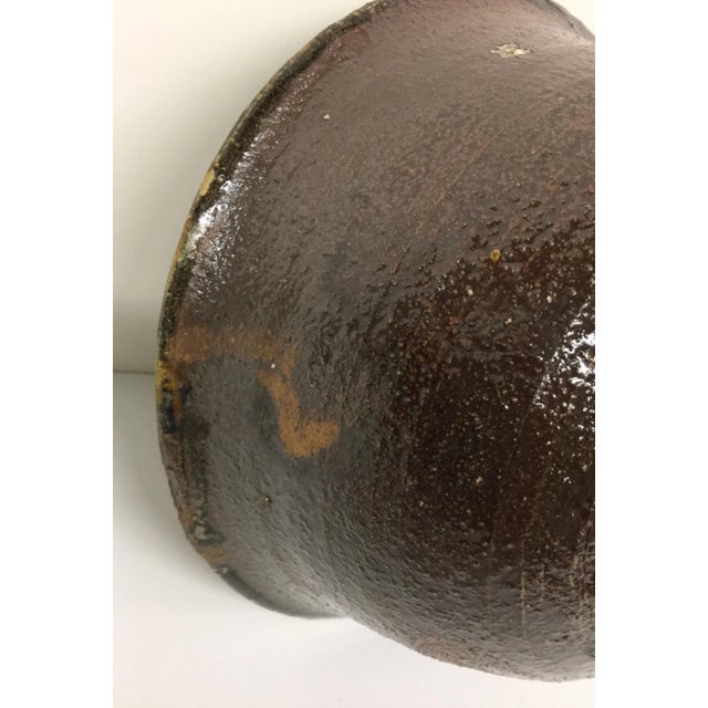 Heavy Artisan Stoneware Bowl For Sale In Portland, ME - Image 6 of 8