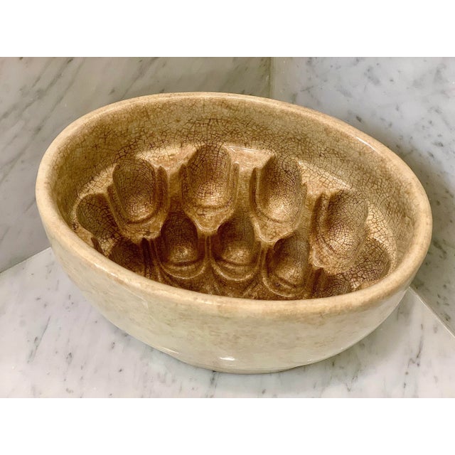 Ceramic Antique Victorian English Ceramic Jelly/Aspic Mould, 19th Century For Sale - Image 7 of 12