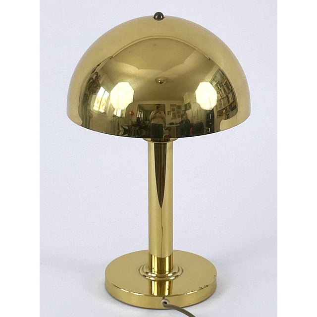 Mid-Century Modern Brass Table Lamp from WSB, Germany, 1970s For Sale - Image 15 of 18