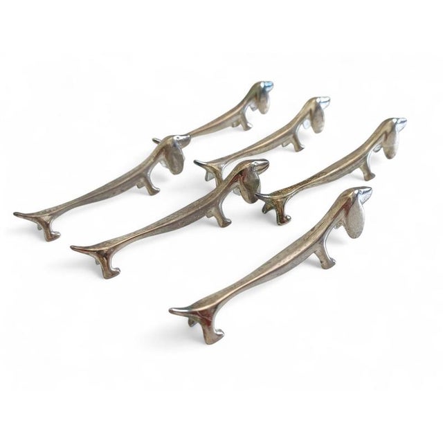 Vintage Knife Rests, Set of 6 For Sale - Image 10 of 17