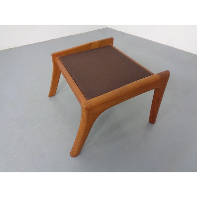 Vintage Teak Ottoman, Denmark, 1960s For Sale - Image 9 of 12