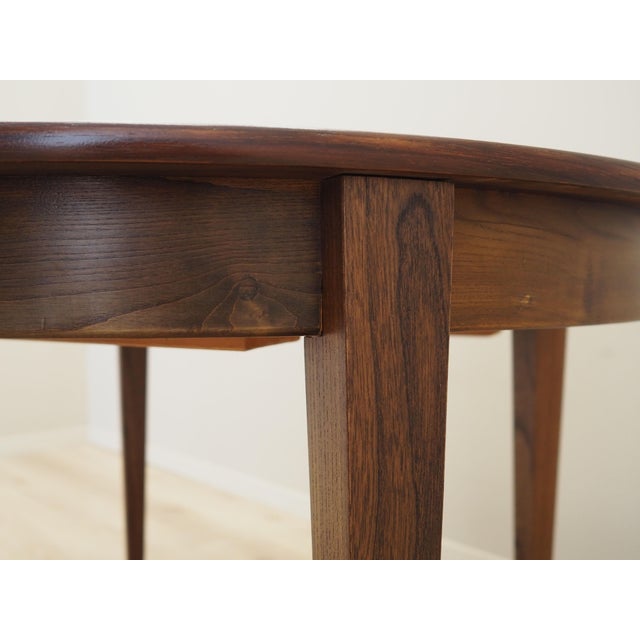Vintage Danish Round Rosewood Table, 1970s For Sale - Image 13 of 18
