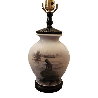 Royal Copenhagen Mermaid Lamp For Sale